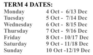 T4 Dates